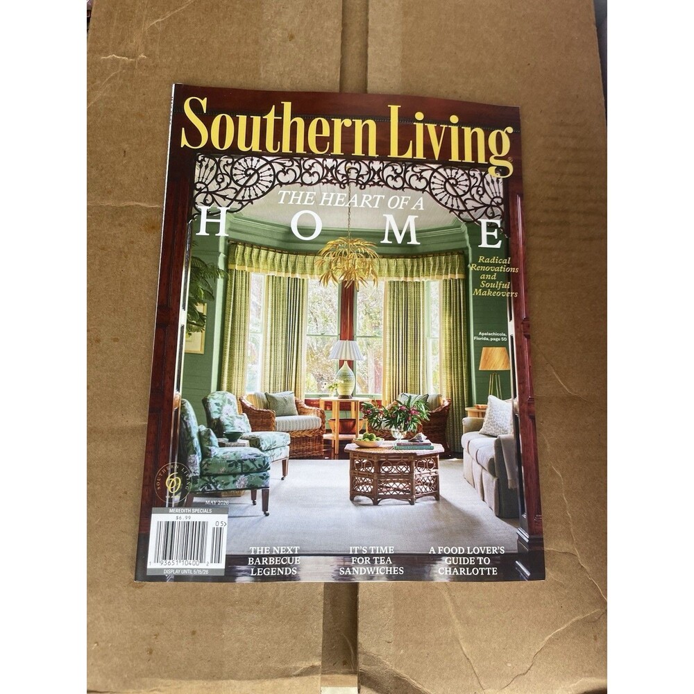 SOUTHERN LIVING-MAY 2026-THE HEART OF A HOME-NEW-SEALED-NO LABEL-FAST